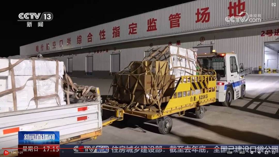 冰鲜三文鱼飞抵新疆!喀什口岸开启海鲜进口新链路(图3) 图片