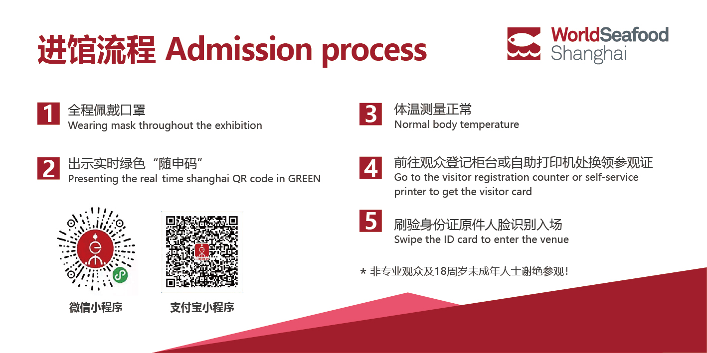 参观必读丨2020上海国际渔业博览会预登记，实名+预约制你必须了解这些！(图3)